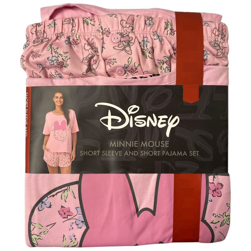 Minnie Mouse - Character Womens Lightweight 2-Piece Short Sleeve and Short Pajam